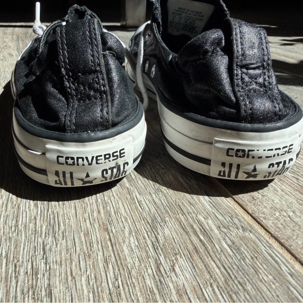 Converse Chuck Taylor All Star Shoreline Black Sneakers Women’s Size 8